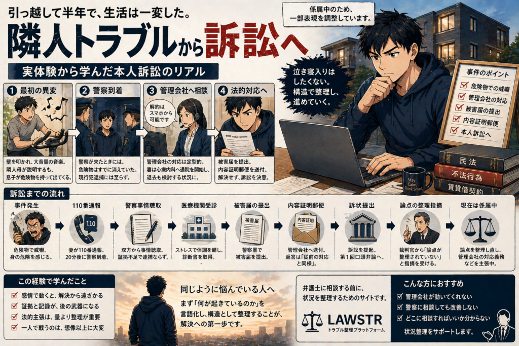 隣人トラブル本人訴訟