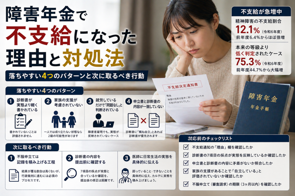 障害年金の不支給