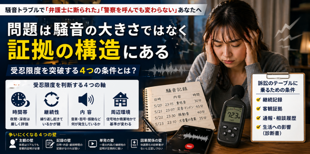 騒音トラブル