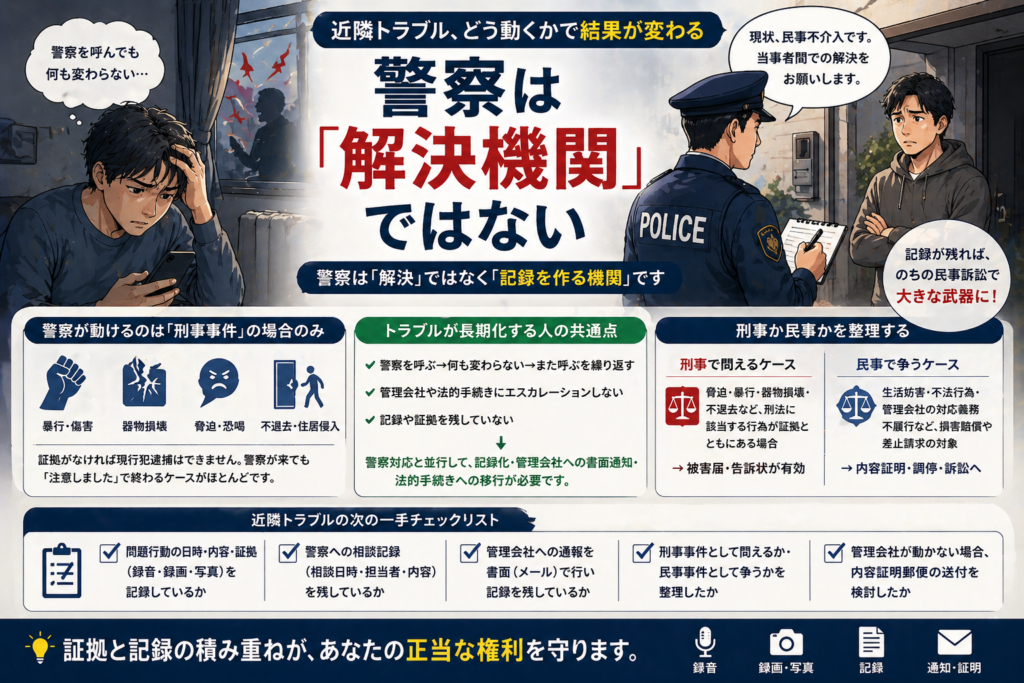 警察　近隣トラブル